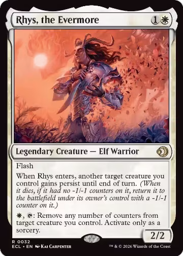 Rhys, the Evermore (32), Lorwyn Eclipsed — Magic card price