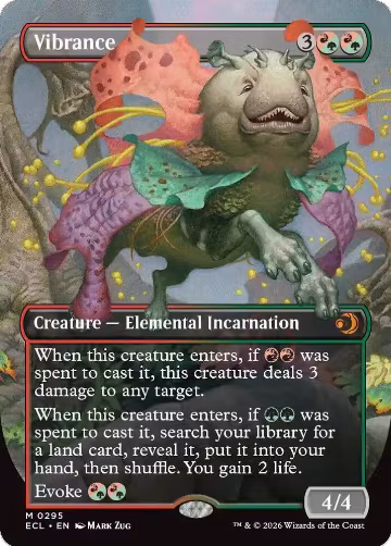 Vibrance (Borderless) (295), Lorwyn Eclipsed — Magic card price