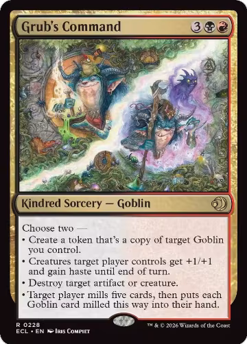 Grub's Command (228), Lorwyn Eclipsed — Magic card price