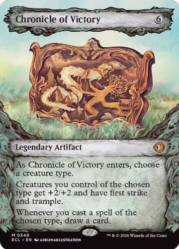 Chronicle of Victory (Showcase) (346), Lorwyn Eclipsed — Magic card price