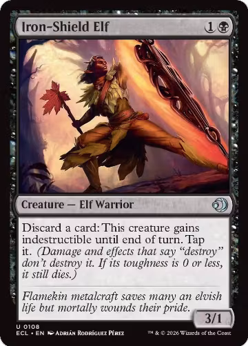 Iron-Shield Elf (108), Lorwyn Eclipsed — Magic card price