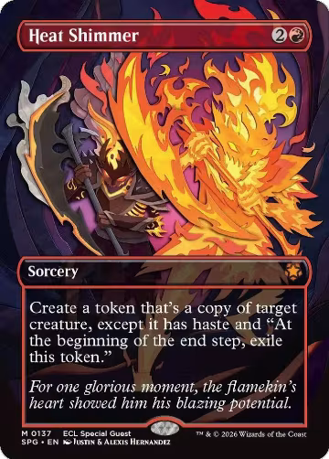 Heat Shimmer (Borderless) (137), Special Guests — Magic card price