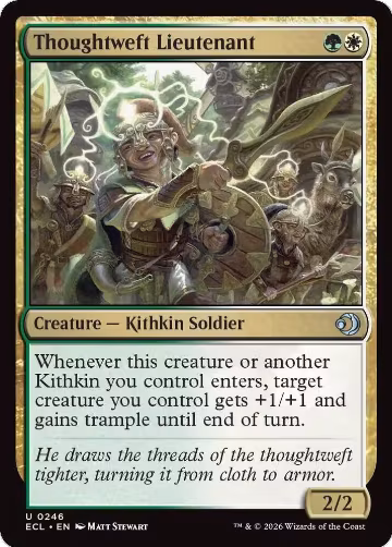 Thoughtweft Lieutenant (246), Lorwyn Eclipsed — Magic card price