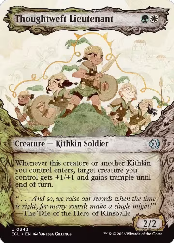 Thoughtweft Lieutenant (Showcase) (343), Lorwyn Eclipsed — Magic card price