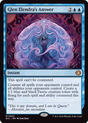 Glen Elendra's Answer (52), Lorwyn Eclipsed — Magic card price