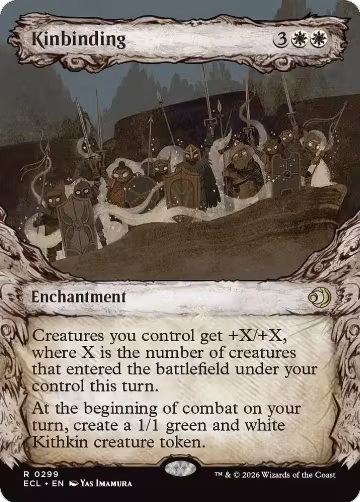 Kinbinding (Showcase) (299), Lorwyn Eclipsed — Magic card price