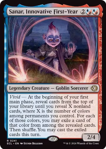 Sanar, Innovative First-Year (241), Lorwyn Eclipsed — Magic card price