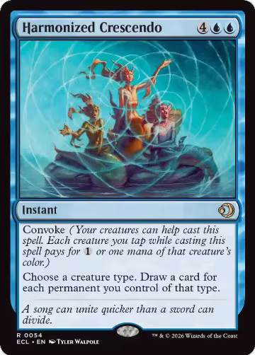 Harmonized Crescendo (54), Lorwyn Eclipsed — Magic card price