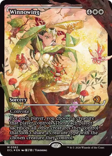 Winnowing (Showcase) (382), Lorwyn Eclipsed — Magic card price