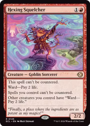 Hexing Squelcher (145), Lorwyn Eclipsed — Magic card price