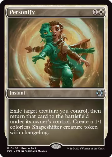 Personify (402), Promo Pack: Lorwyn Eclipsed — Magic card price