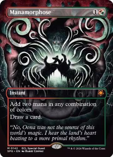 Manamorphose (Borderless) (142), Special Guests — Magic card price