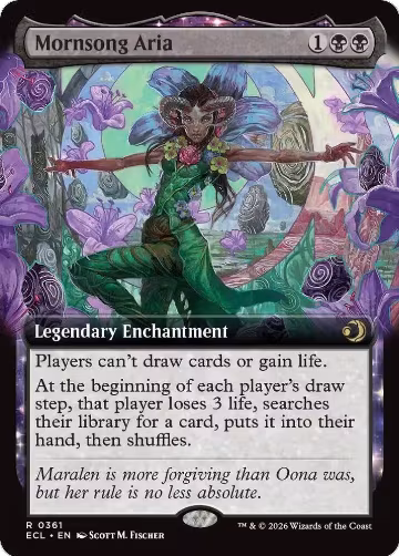 Mornsong Aria (Extended Art) (361), Lorwyn Eclipsed — Magic card price