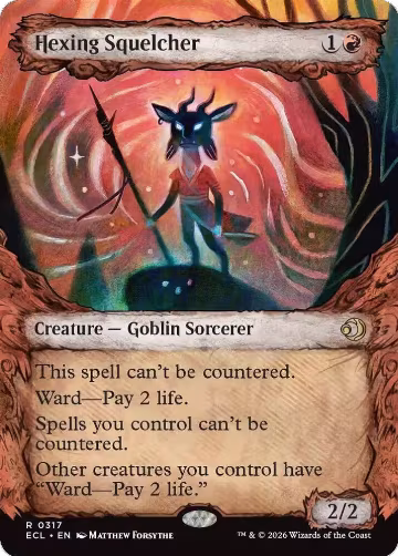 Hexing Squelcher (Showcase) (317), Lorwyn Eclipsed — Magic card price