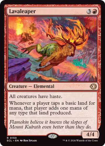 Lavaleaper (150), Lorwyn Eclipsed — Magic card price