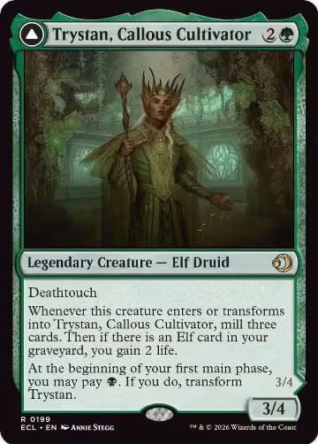 Trystan, Callous Cultivator (199), Lorwyn Eclipsed — Magic card price