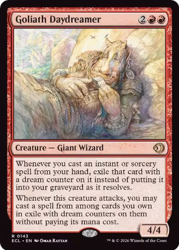 Goliath Daydreamer (143), Lorwyn Eclipsed — Magic card price