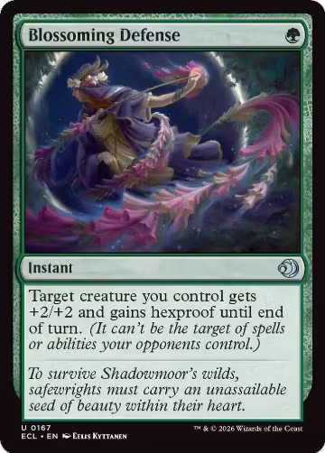 Blossoming Defense (167), Lorwyn Eclipsed — Magic card price