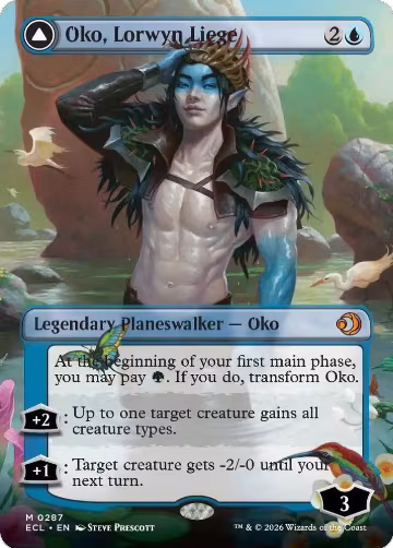 Oko, Lorwyn Liege (Borderless) (287), Lorwyn Eclipsed — Magic card price