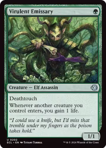 Virulent Emissary (202), Lorwyn Eclipsed — Magic card price