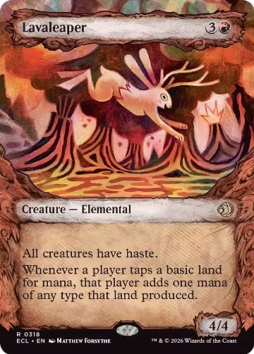 Lavaleaper (Showcase) (318), Lorwyn Eclipsed — Magic card price