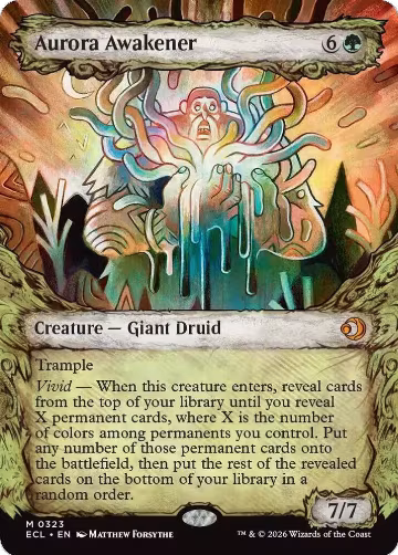 Aurora Awakener (Showcase) (323), Lorwyn Eclipsed — Magic card price