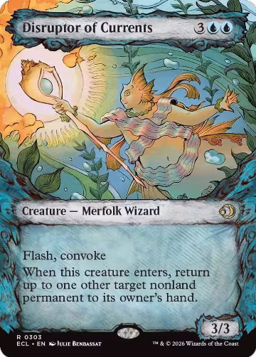 Disruptor of Currents (Showcase) (303), Lorwyn Eclipsed — Magic card price