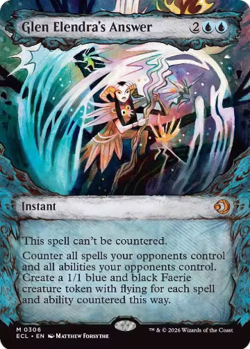 Glen Elendra's Answer (Showcase) (306), Lorwyn Eclipsed — Magic card price
