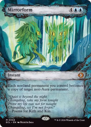 Mirrorform (Showcase) (308), Lorwyn Eclipsed — Magic card price