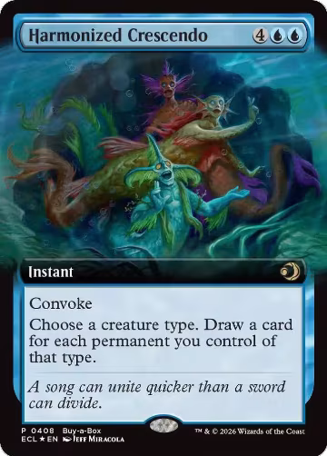 Harmonized Crescendo (Extended Art) (408), Buy-A-Box Promos — Magic card price