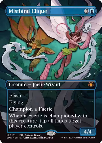 Mistbind Clique (Borderless) (131), Special Guests — Magic card price