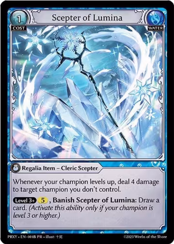 Scepter of Lumina (001B) (001B), Proxia's Vault — Grand Archive card price