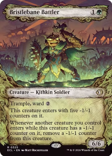 Bristlebane Battler (Showcase) (325), Lorwyn Eclipsed — Magic card price