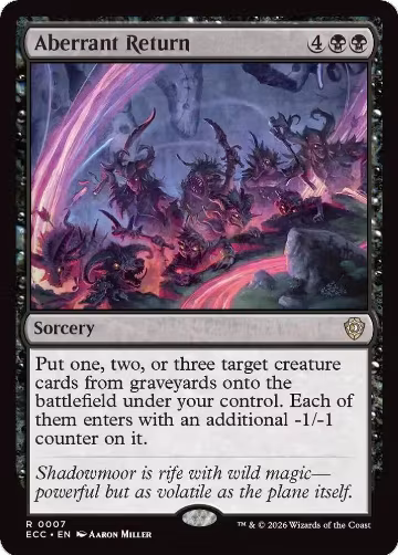 Aberrant Return (7), Commander: Lorwyn Eclipsed — Magic card price