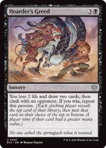 Hoarder's Greed (47), Commander: Lorwyn Eclipsed — Magic card price
