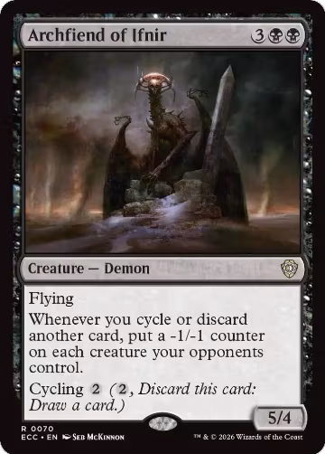 Archfiend of Ifnir (70), Commander: Lorwyn Eclipsed — Magic card price