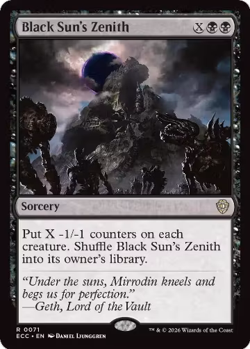 Black Sun's Zenith (71), Commander: Lorwyn Eclipsed — Magic card price