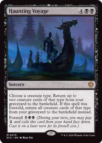 Haunting Voyage (75), Commander: Lorwyn Eclipsed — Magic card price