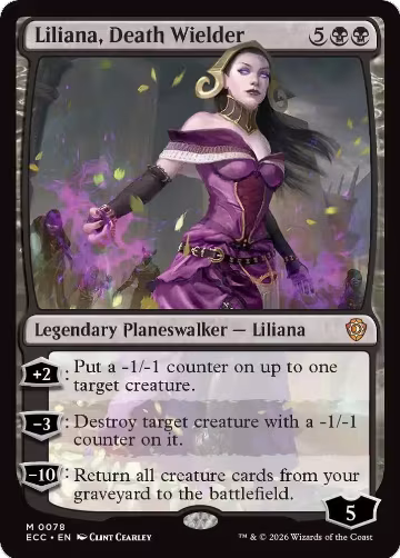 Liliana, Death Wielder (78), Commander: Lorwyn Eclipsed — Magic card price