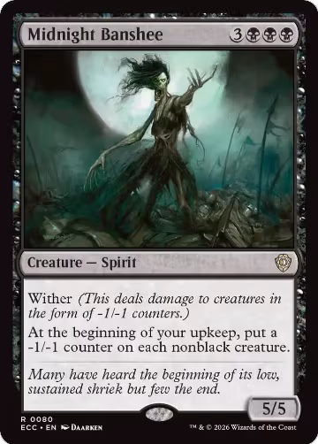 Midnight Banshee (80), Commander: Lorwyn Eclipsed — Magic card price