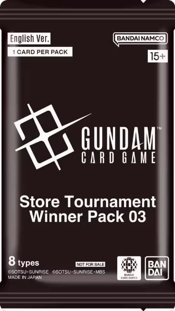 Store Tournament Winner Pack 03, Gundam Promotional Cards — Gundam sealed product price