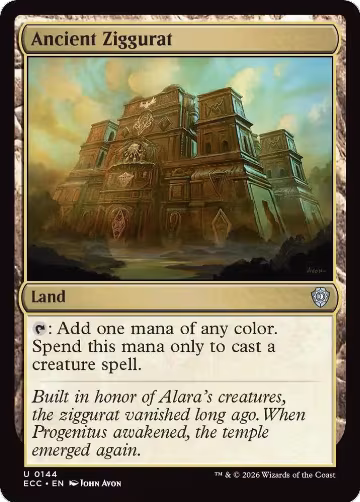 Ancient Ziggurat (144), Commander: Lorwyn Eclipsed — Magic card price