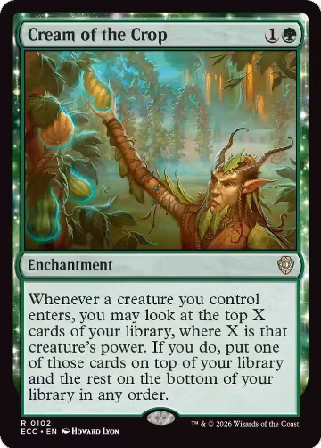 Cream of the Crop (102), Commander: Lorwyn Eclipsed — Magic card price