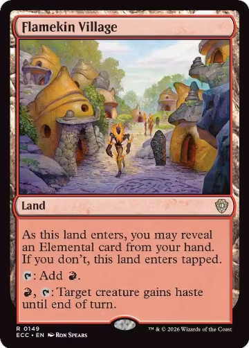 Flamekin Village (149), Commander: Lorwyn Eclipsed — Magic card price