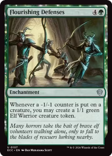 Flourishing Defenses (107), Commander: Lorwyn Eclipsed — Magic card price
