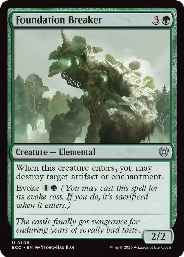 Foundation Breaker (108), Commander: Lorwyn Eclipsed — Magic card price