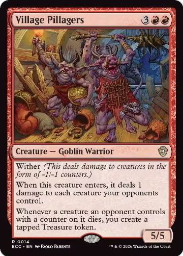 Village Pillagers (14), Commander: Lorwyn Eclipsed — Magic card price