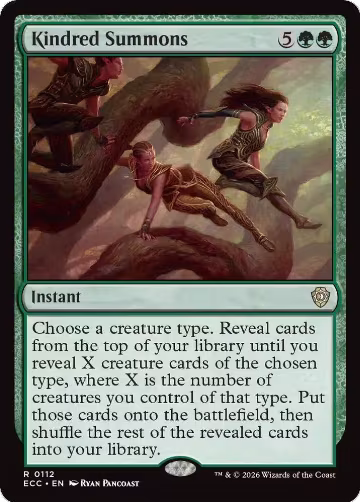 Kindred Summons (112), Commander: Lorwyn Eclipsed — Magic card price