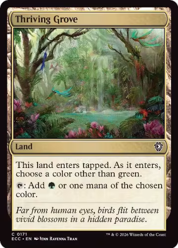 Thriving Grove (171), Commander: Lorwyn Eclipsed — Magic card price