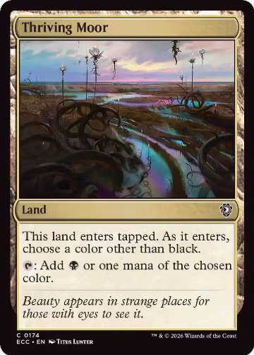 Thriving Moor (174), Commander: Lorwyn Eclipsed — Magic card price